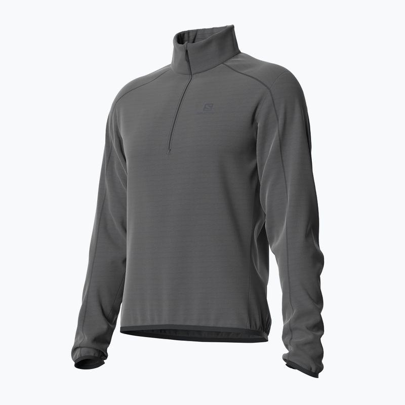 Bărbați Salomon Outrack HZ Mid fleece sweatshirt negru LC1369900 4