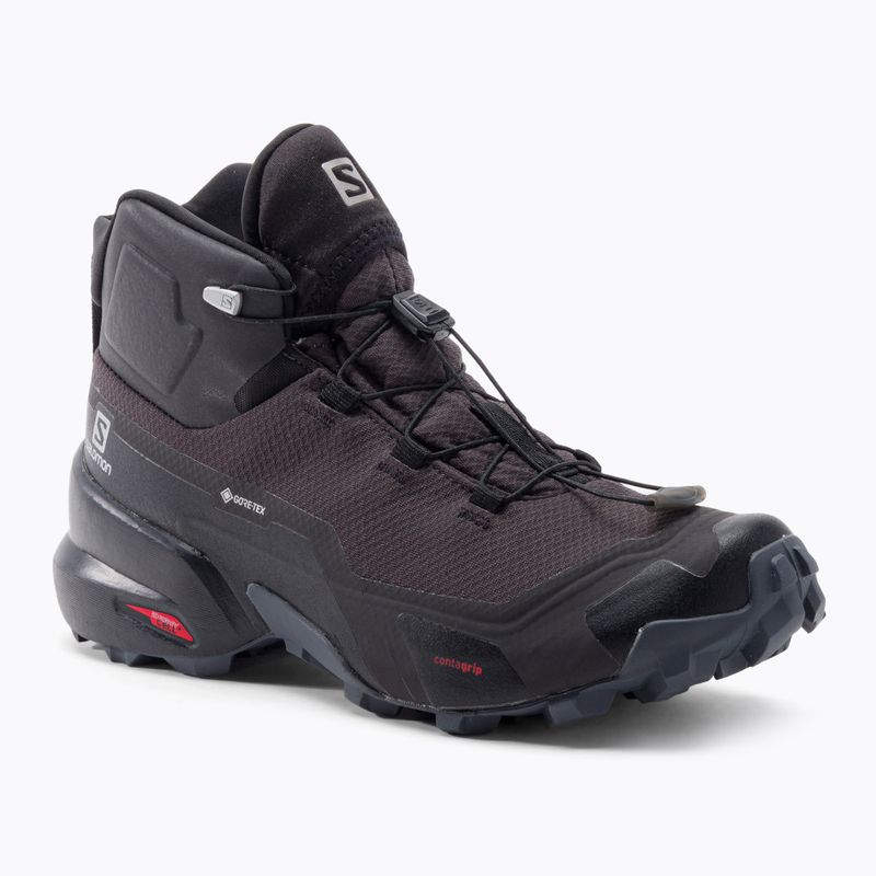 Cizme de trekking pentru bărbați Salomon Cross Hike Mid Gore-Tex negru L41118500
