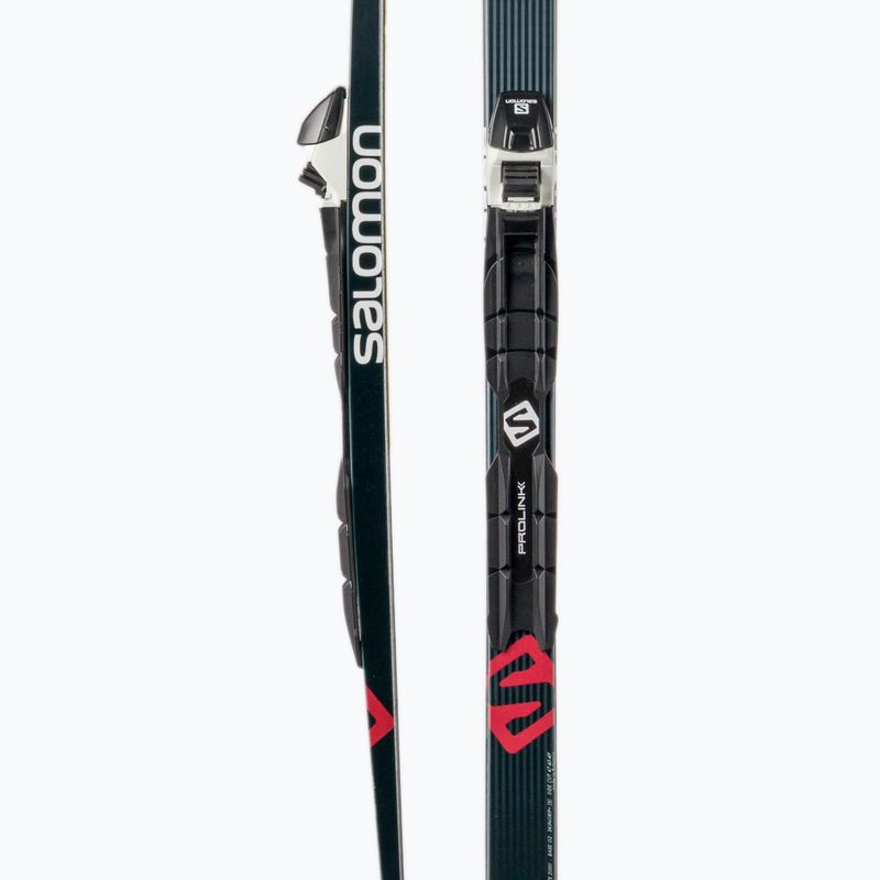 Salomon Snowscape 8 Skin + Prolink Auto schi fond negru/roșu L413753PM 5