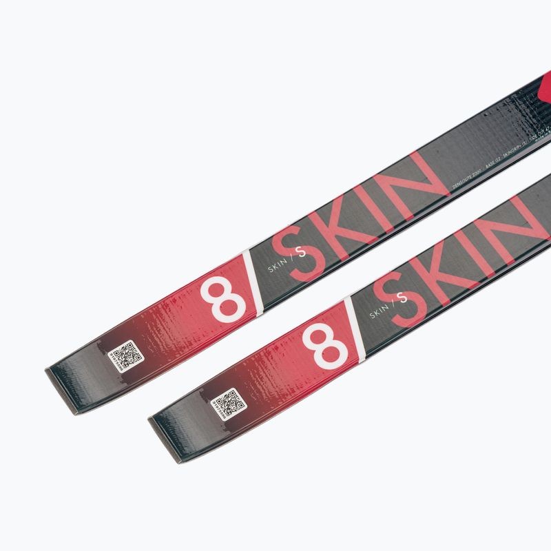 Salomon Snowscape 8 Skin + Prolink Auto schi fond negru/roșu L413753PM 9