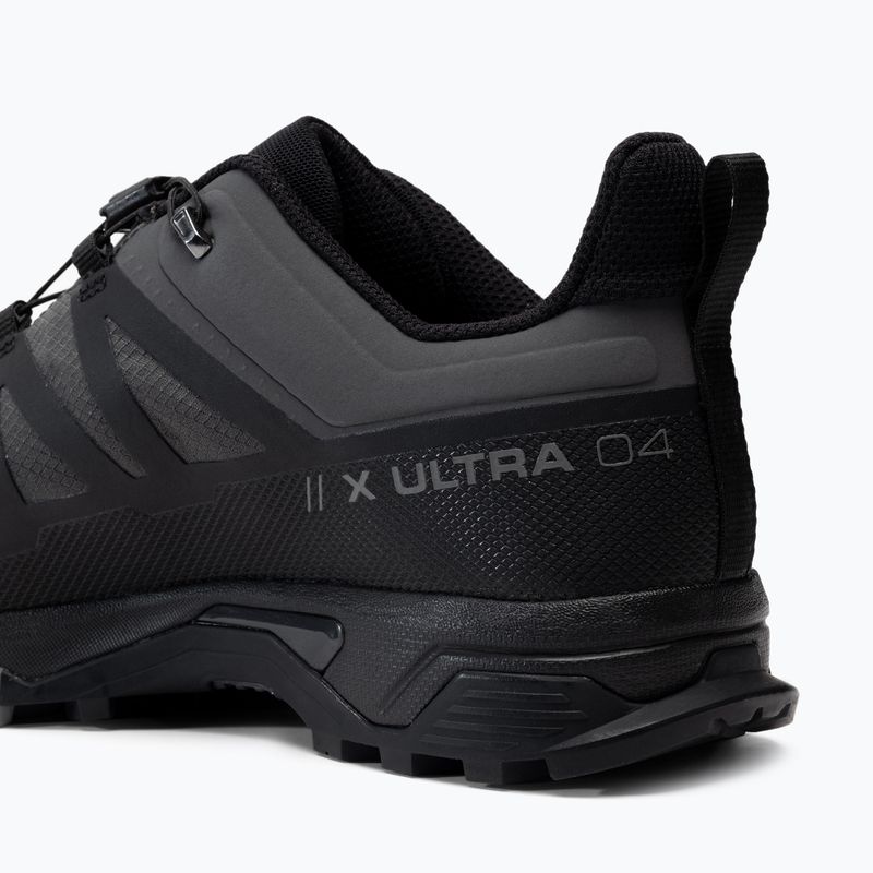 Încălțăminte de trekking pentru bărbați Salomon X Ultra 4 GTX negru-gri L41385100 8