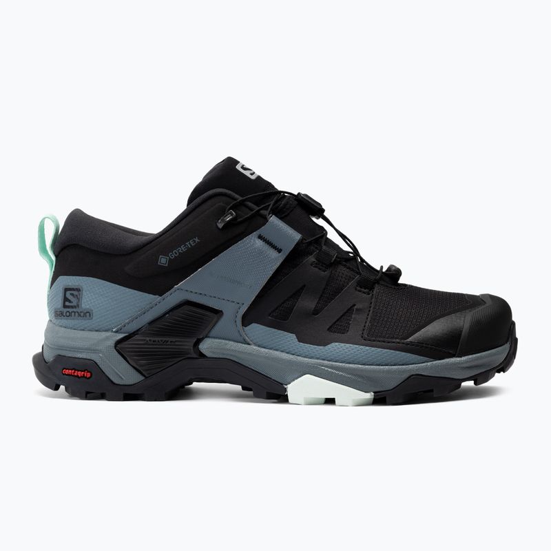 Cizme de trekking pentru femei Salomon X Ultra 4 GTX gri-negru L41289600 2