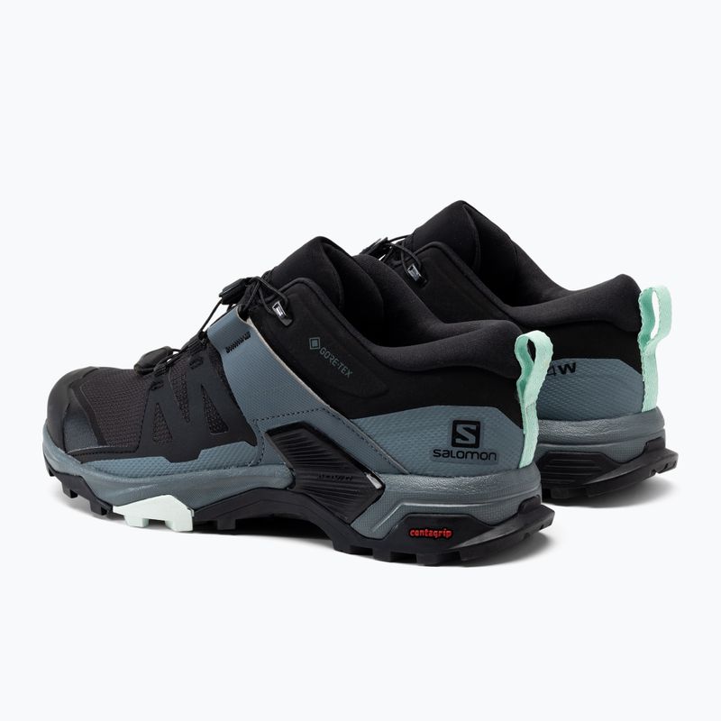 Cizme de trekking pentru femei Salomon X Ultra 4 GTX gri-negru L41289600 3
