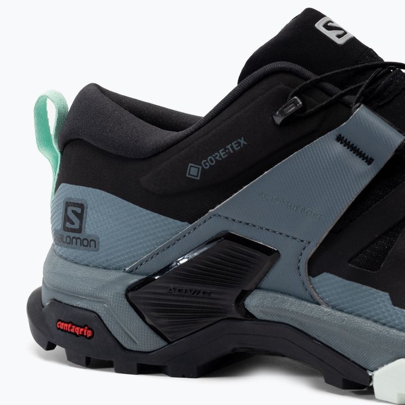 Cizme de trekking pentru femei Salomon X Ultra 4 GTX gri-negru L41289600 7
