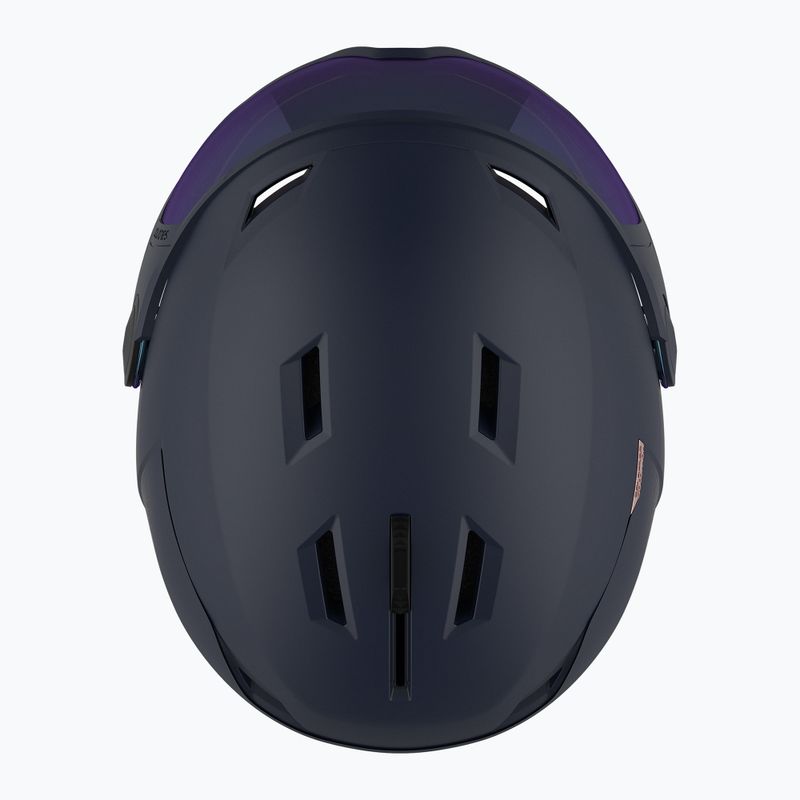 Cască de schi pentru femei Salomon Icon LT Visor Photo Sigma S1-S3 albastru marin L41529800 13