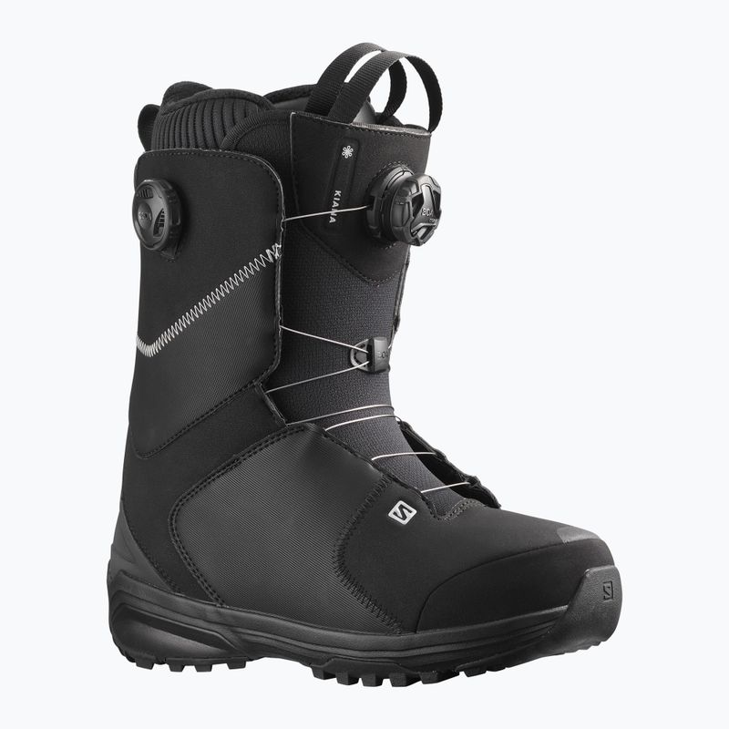 Cizme de snowboard pentru femei Salomon Kiana Dual Boa negru L41429100 11