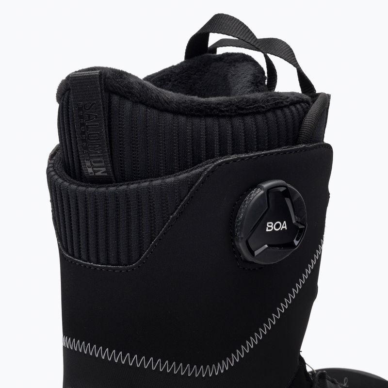Cizme de snowboard pentru femei Salomon Kiana Dual Boa negru L41429100 8