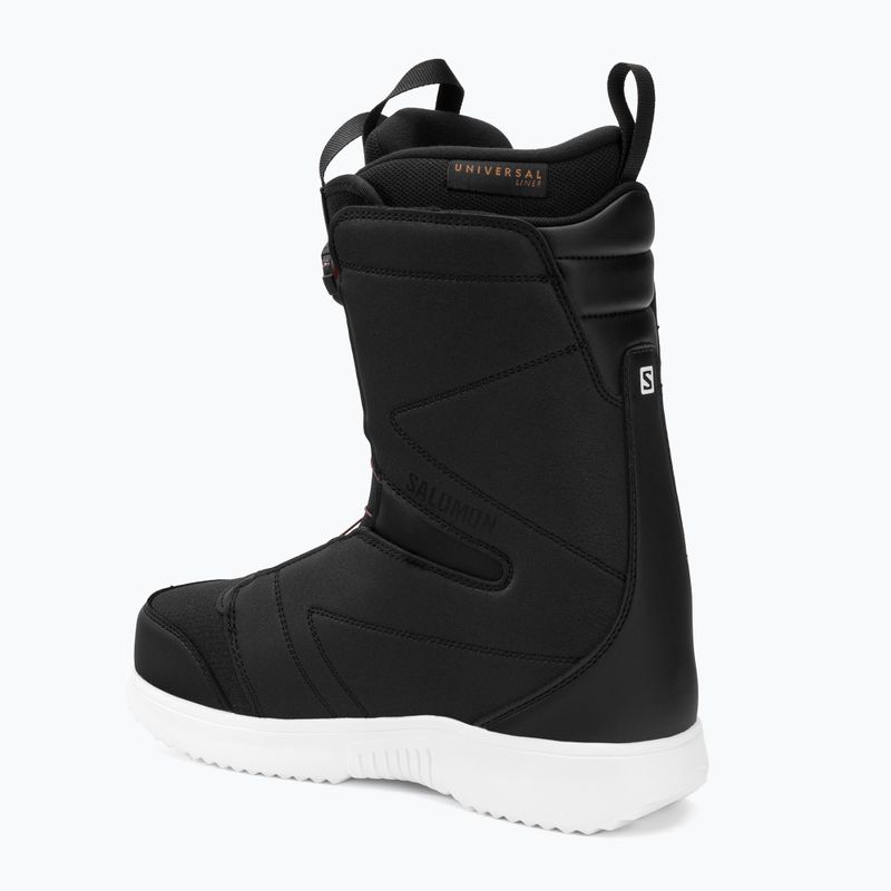 Cizme de snowboard pentru bărbați Salomon Faction Boa negru L41342400 2