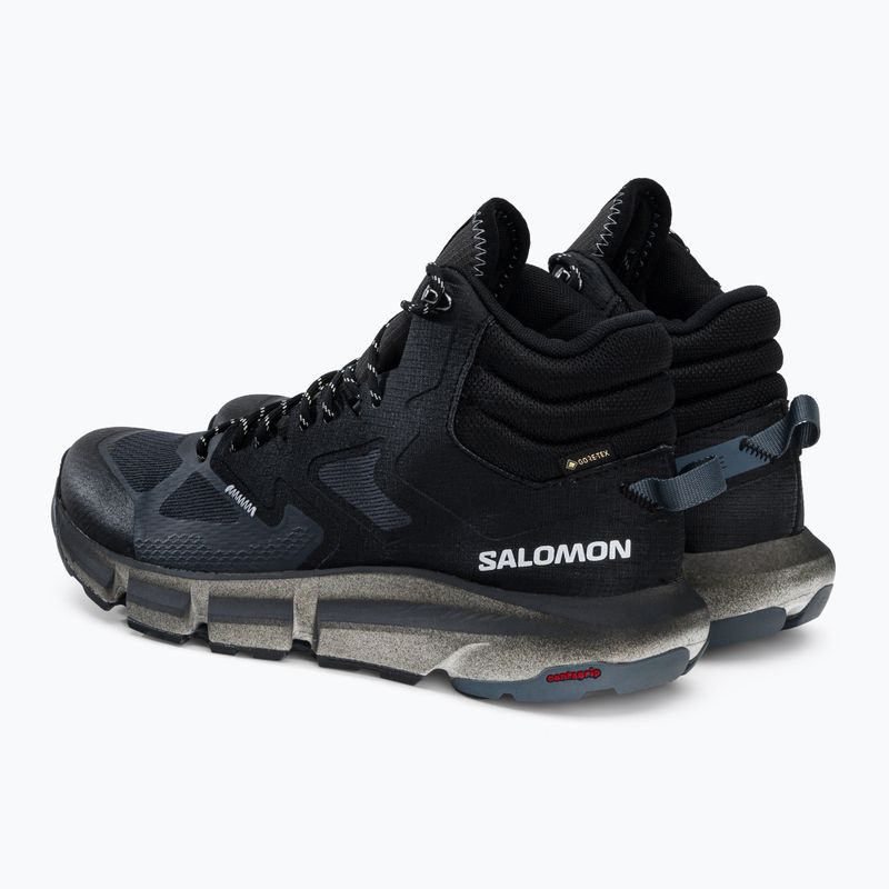 Încălțăminte de trekking pentru bărbați Salomon Predict Hike Mid GTX neagră L41460900 3