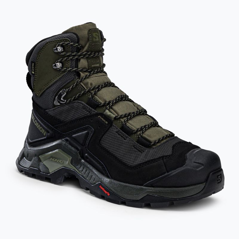 Încălțăminte de trekking pentru bărbați Salomon Quest Element GTX verde L41457100