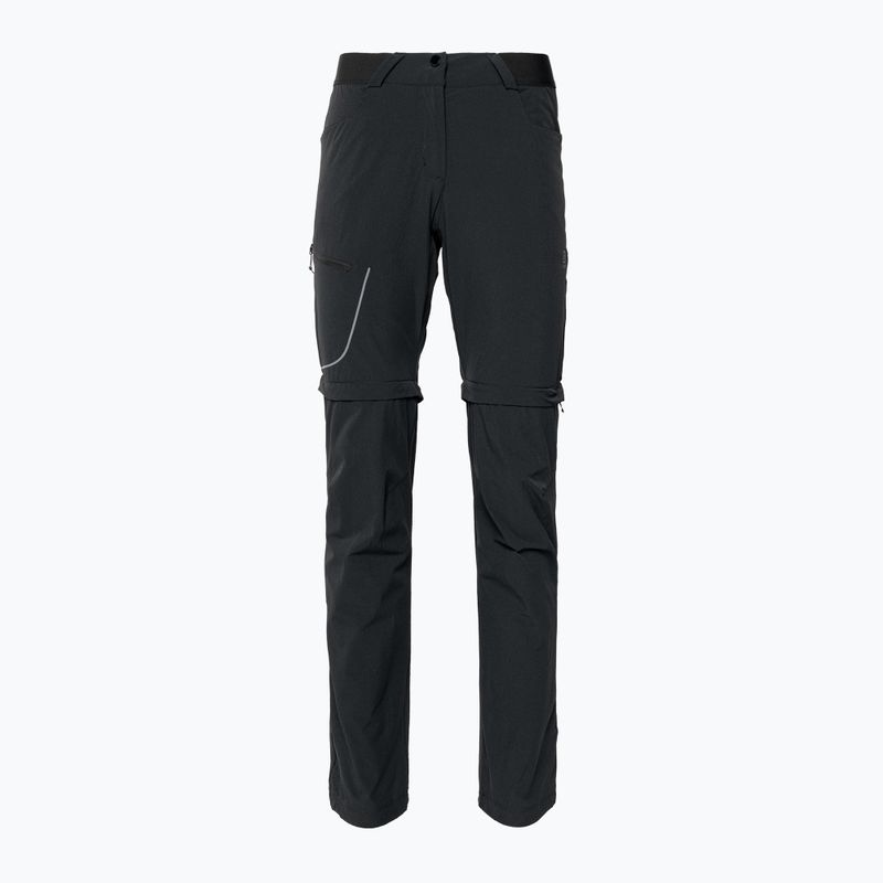 Pantaloni de trekking pentru femei Salomon Wayfarer Zip Off negru LC1701900
