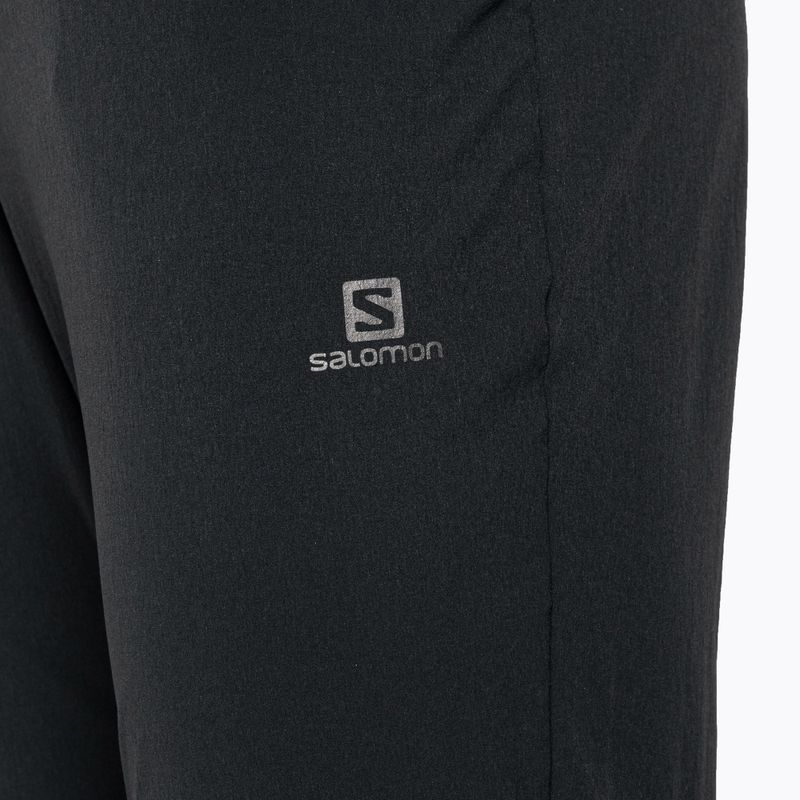 Pantaloni de trekking pentru femei Salomon Wayfarer Zip Off negru LC1701900 4