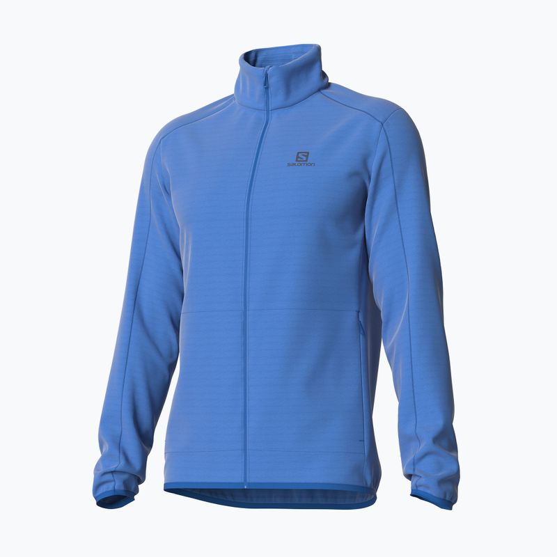 Tricou bărbătesc Salomon Outrack HZ Mid fleece albastru LC1711000 4