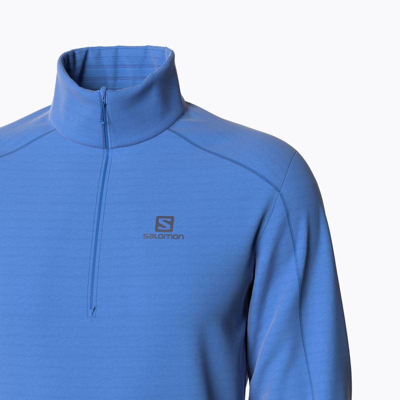 Tricou bărbătesc Salomon Outrack HZ Mid fleece albastru LC1711000 6