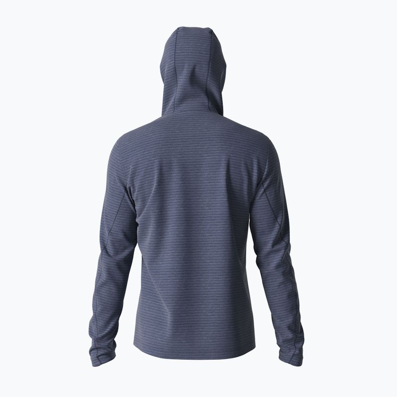 Bărbați Salomon Outline FZ Hoodie bluză cu glugă fleece albastru marin LC1712100 3