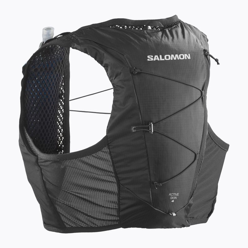 Rucsac de alergare Salomon Active Skin 4 set negru 2