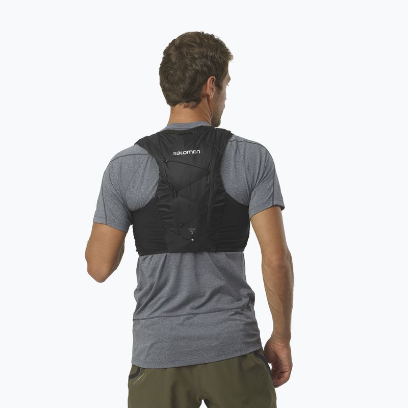 Rucsac de alergare Salomon Active Skin 4 set negru 5