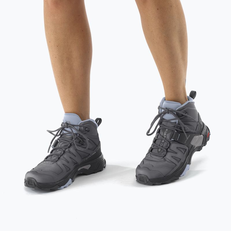 Cizme de trekking pentru femei Salomon X Ultra 4 Mid GTX magnet/negru/zen 16