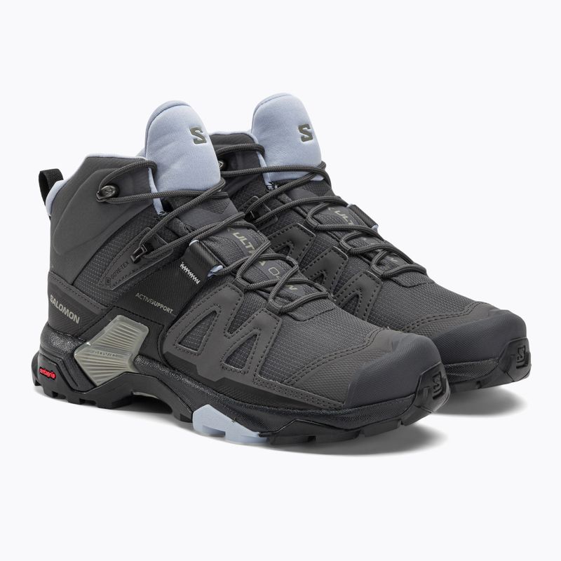 Cizme de trekking pentru femei Salomon X Ultra 4 Mid GTX magnet/negru/zen 4