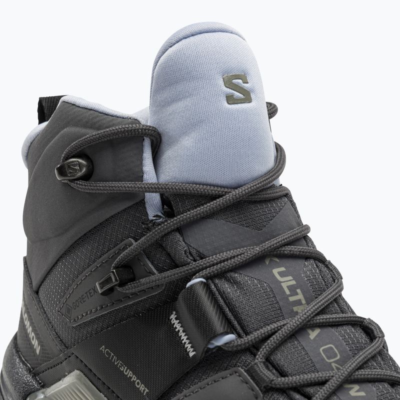 Cizme de trekking pentru femei Salomon X Ultra 4 Mid GTX magnet/negru/zen 8