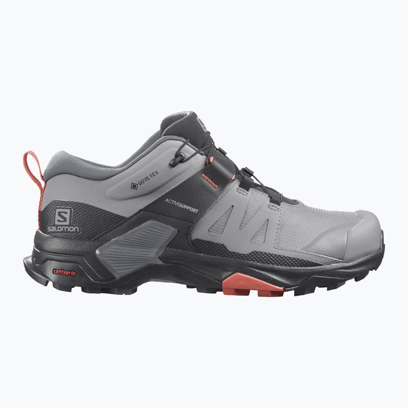 Încălțăminte de trekking pentru femei Salomon X Ultra 4 GTX gri L41623100 10