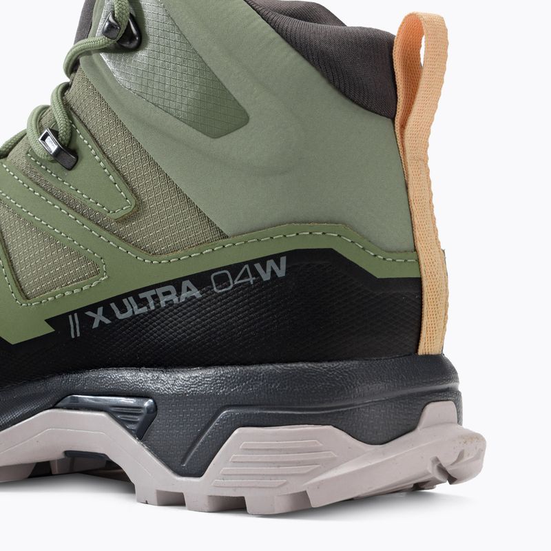 Încălțăminte de trekking pentru femei Salomon X Ultra 4 MID GTX verde L41625100 10