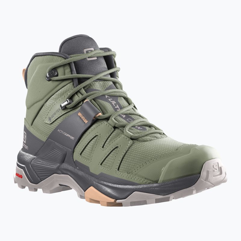 Încălțăminte de trekking pentru femei Salomon X Ultra 4 MID GTX verde L41625100 11