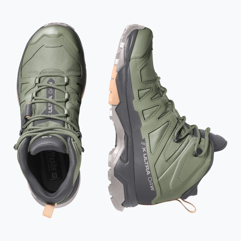 Încălțăminte de trekking pentru femei Salomon X Ultra 4 MID GTX verde L41625100 15