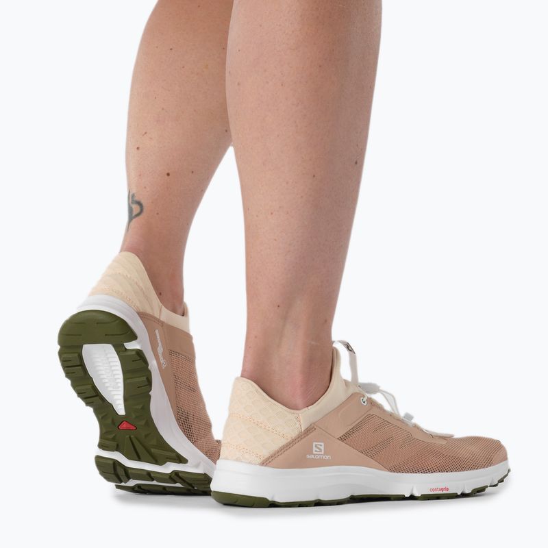 Ghete de trekking pentru femei Salomon Amphib Bold 2 bej L41610800 4