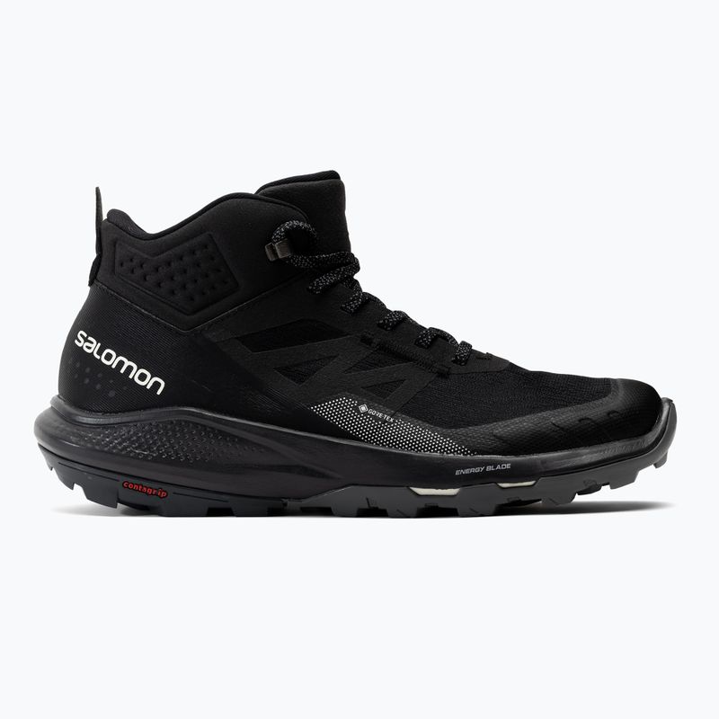 Încălțăminte de trekking pentru bărbați Salomon Outpulse MID GTX neagră L41588800 2