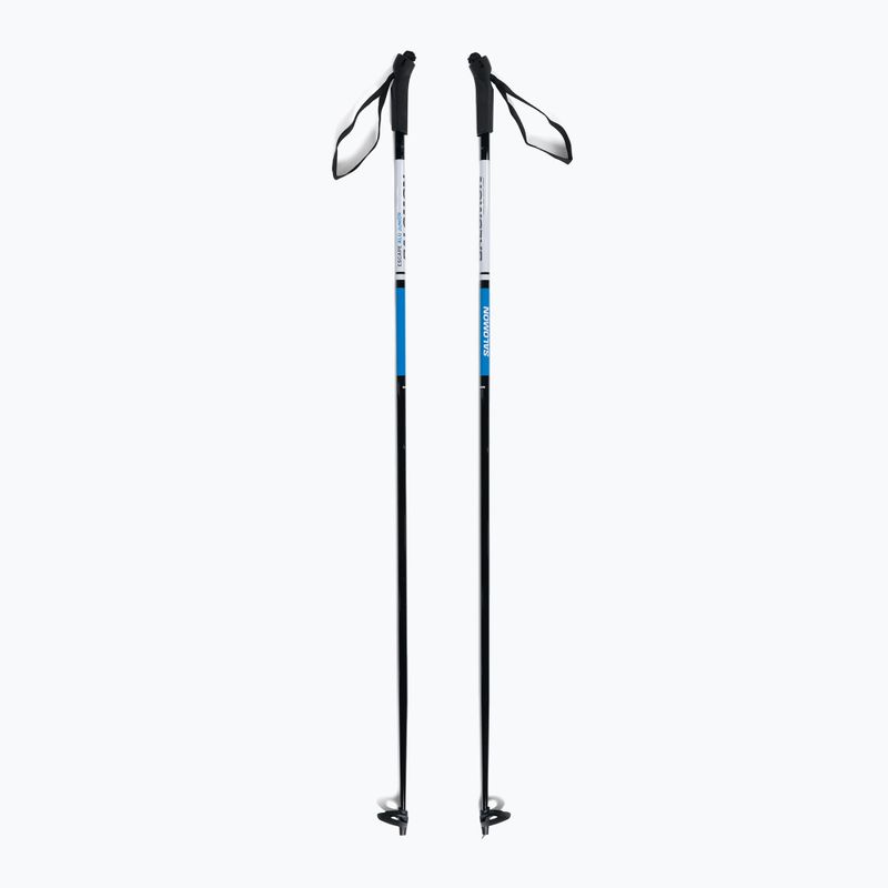 Bățurile de schi fond Salomon Escape Alu Jr. pentru copii negru/albastru L47027000