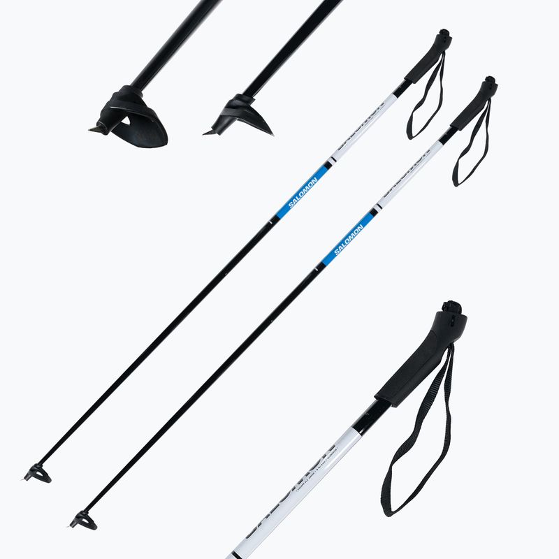 Bățurile de schi fond Salomon Escape Alu Jr. pentru copii negru/albastru L47027000 7
