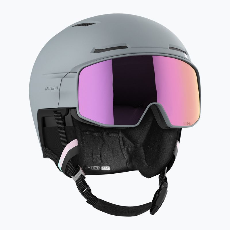 Cască de schi Salomon Driver Prime Sigma Plus+el S1/S2 gri L47011200 8