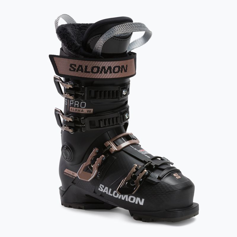 Ghete de schi pentru femei Salomon S Pro Alpha 90W GW negru L47045900