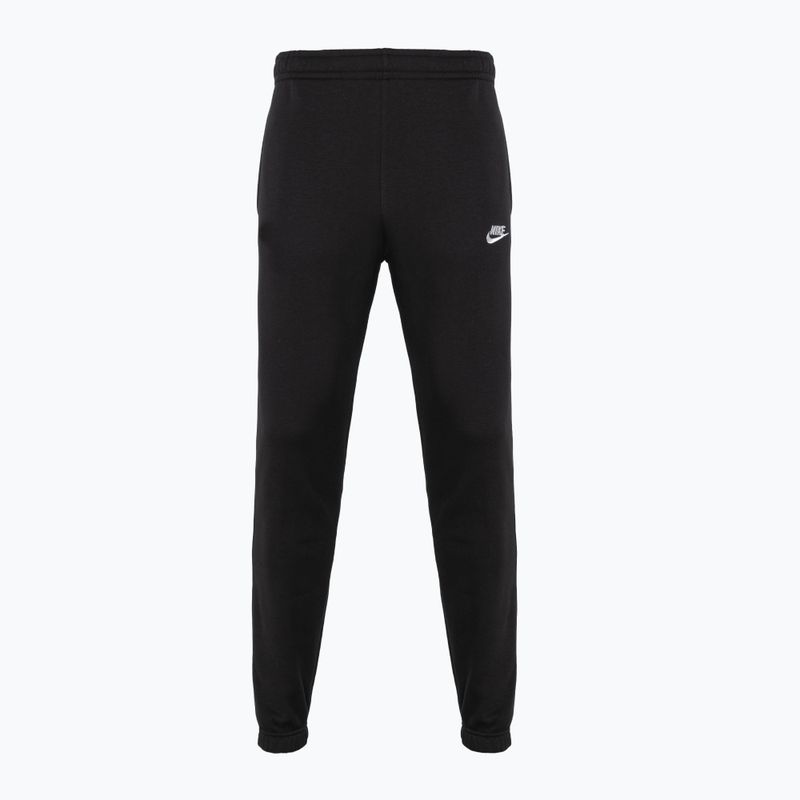 Pantaloni pentru bărbați Nike Sportswear Club Fleece black/white