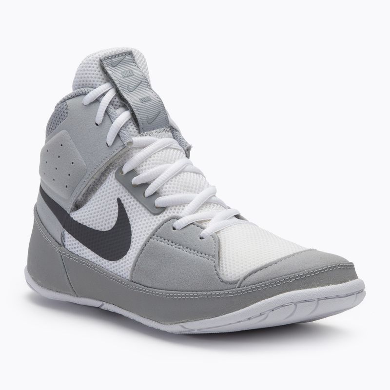 Încălțăminte de wrestling Nike Fury white/grey