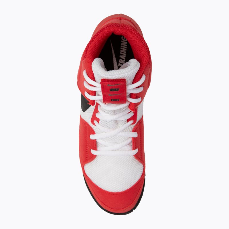 Încălțăminte de wrestling Nike Fury university red/white/black 5