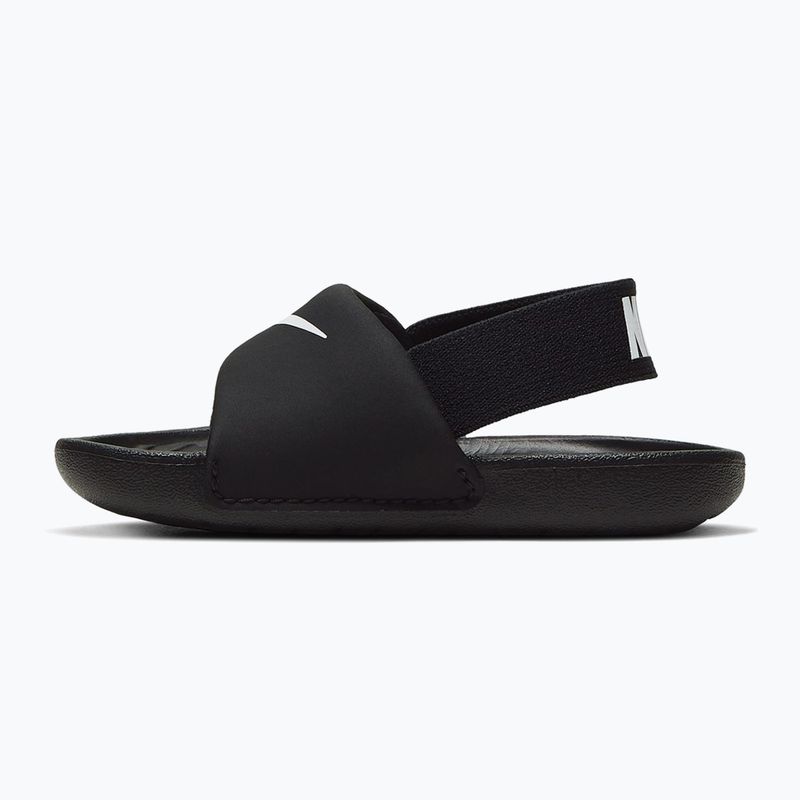 Șlapi pentru copii Nike Coffee black/white/white/white 9