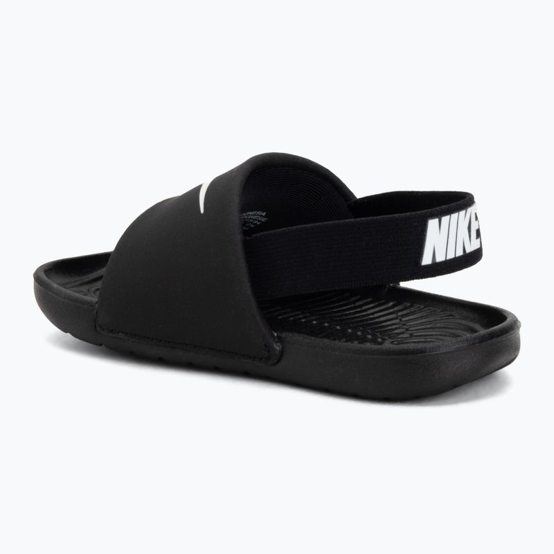Șlapi pentru copii Nike Coffee black/white/white/white 3