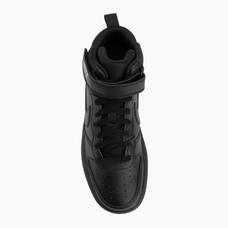 Încălțăminte pentru copii Nike Court Borough Mid 2 black/black/black 5
