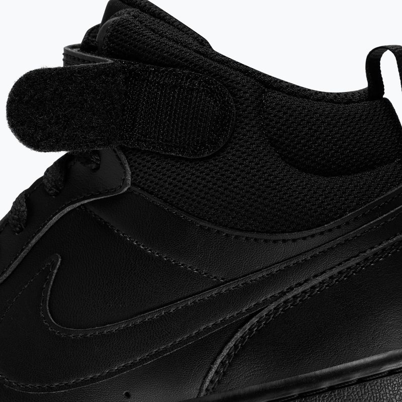 Încălțăminte pentru copii Nike Court Borough Mid 2 black/black/black 8