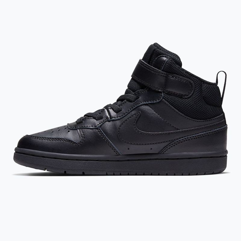 Încălțăminte pentru copii Nike Court Borough Mid 2 black/black/black 2