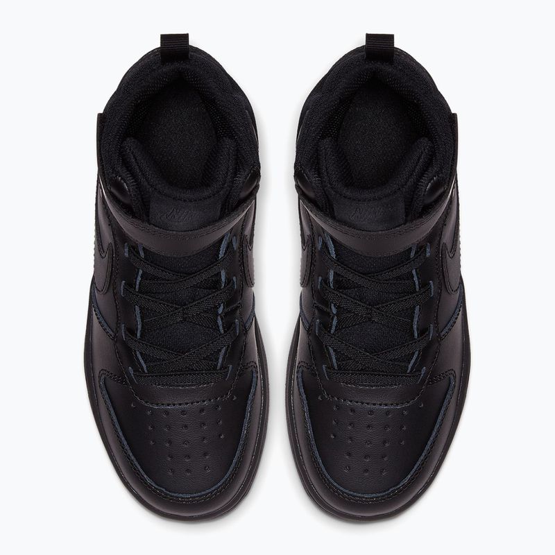 Încălțăminte pentru copii Nike Court Borough Mid 2 black/black/black 4