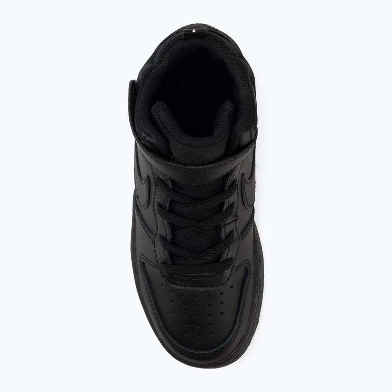 Încălțăminte pentru copii Nike Court Borough Mid 2 black/black/black 5