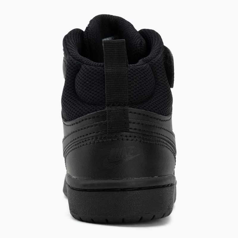 Încălțăminte pentru copii Nike Court Borough Mid 2 black/black/black 6