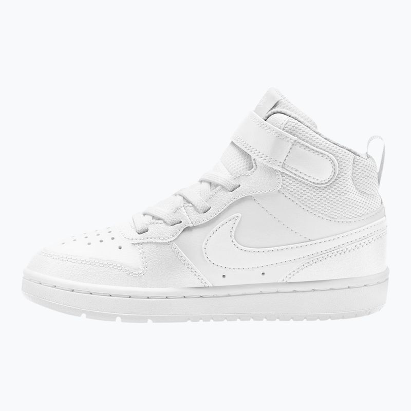 Încălțăminte pentru copii Nike Court Borough Mid 2 white/white/white 2