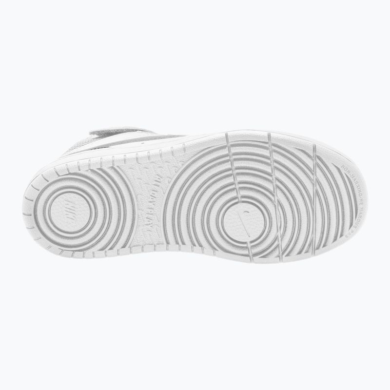 Încălțăminte pentru copii Nike Court Borough Mid 2 white/white/white 3