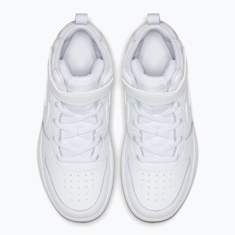 Încălțăminte pentru copii Nike Court Borough Mid 2 white/white/white 4