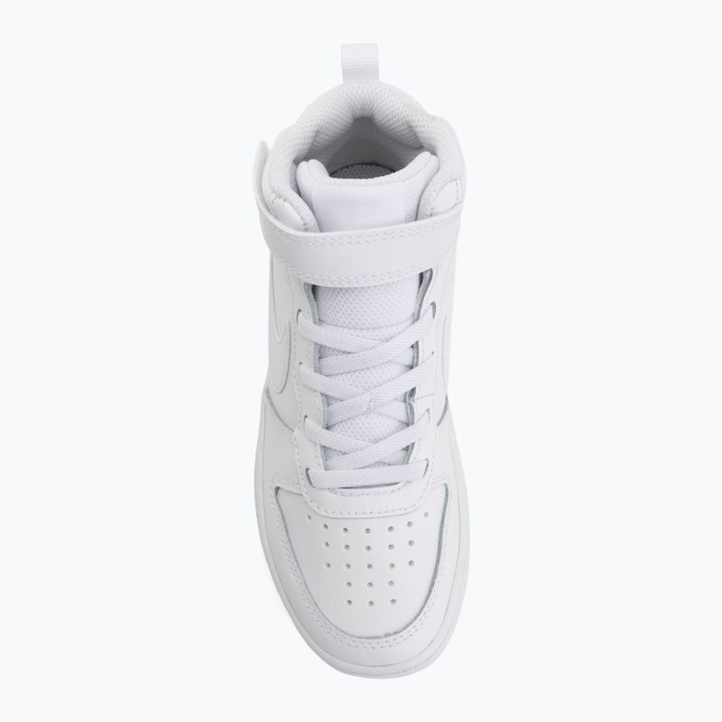 Încălțăminte pentru copii Nike Court Borough Mid 2 white/white/white 5