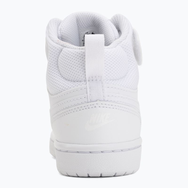 Încălțăminte pentru copii Nike Court Borough Mid 2 white/white/white 6